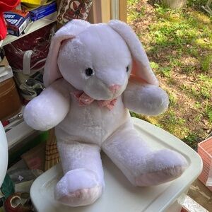 Adorable Pink Stuffed Bunny